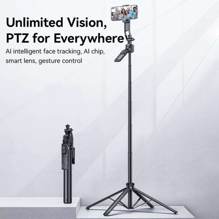 Yesido SF23 Face Tracking Tripod Bluetooth Selfie Stick(Black)