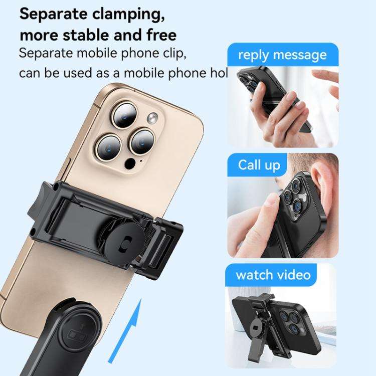 Yesido SF23 Face Tracking Tripod Bluetooth Selfie Stick(Black)