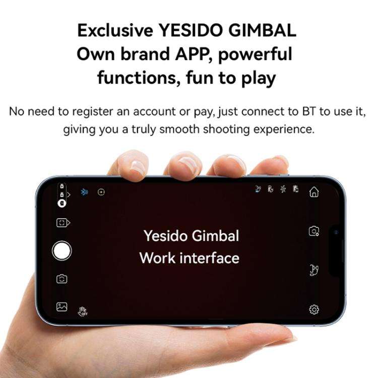 Yesido SF27 3 Axis Handheld Shooting Stabilizer(Black)