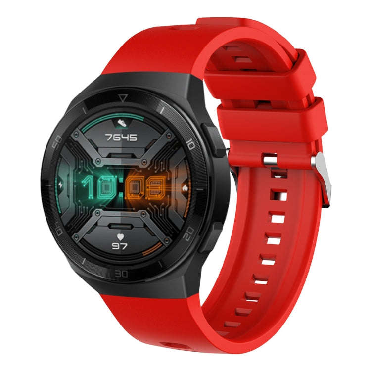 For Huawei Watch GT 2e Silicone Watch Band(Red)