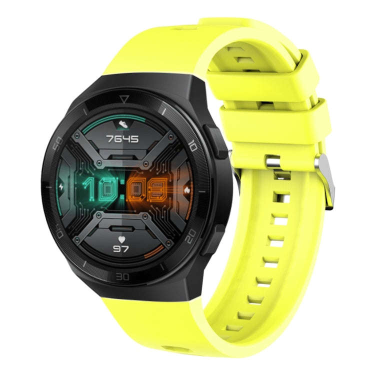 For Huawei Watch GT 2e Silicone Watch Band(Yellow)