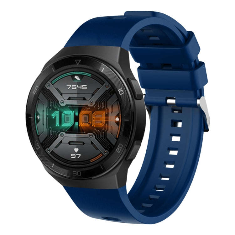 For Huawei Watch GT 2e Silicone Watch Band(Dark Blue)