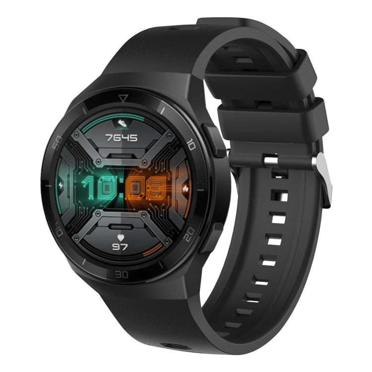 For Huawei Watch GT 2e Silicone Watch Band(Black)