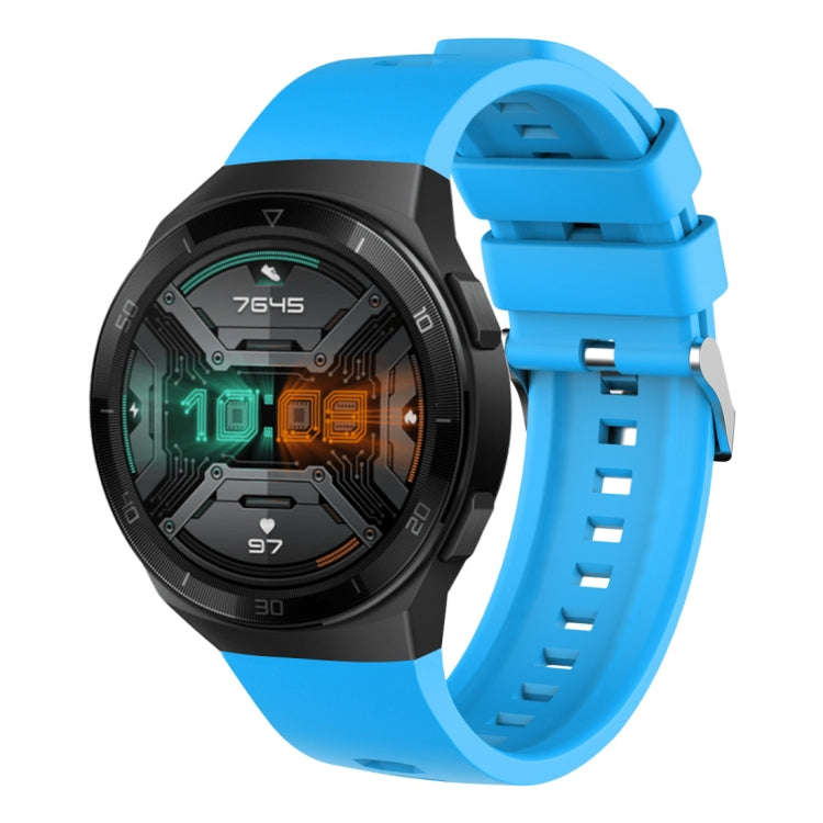 For Huawei Watch GT 2e Silicone Watch Band(Light Blue)