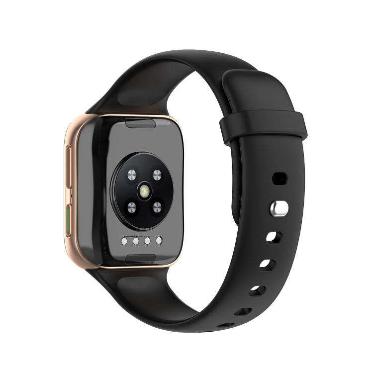 For OPPO Watch 41mm Silicone Watch Band(Black)