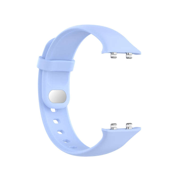 For OPPO Watch 41mm Silicone Watch Band(Chrysanthemum Blue)