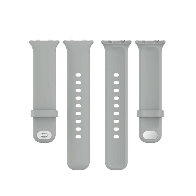 For OPPO Watch 41mm Silicone Watch Band(Gray)
