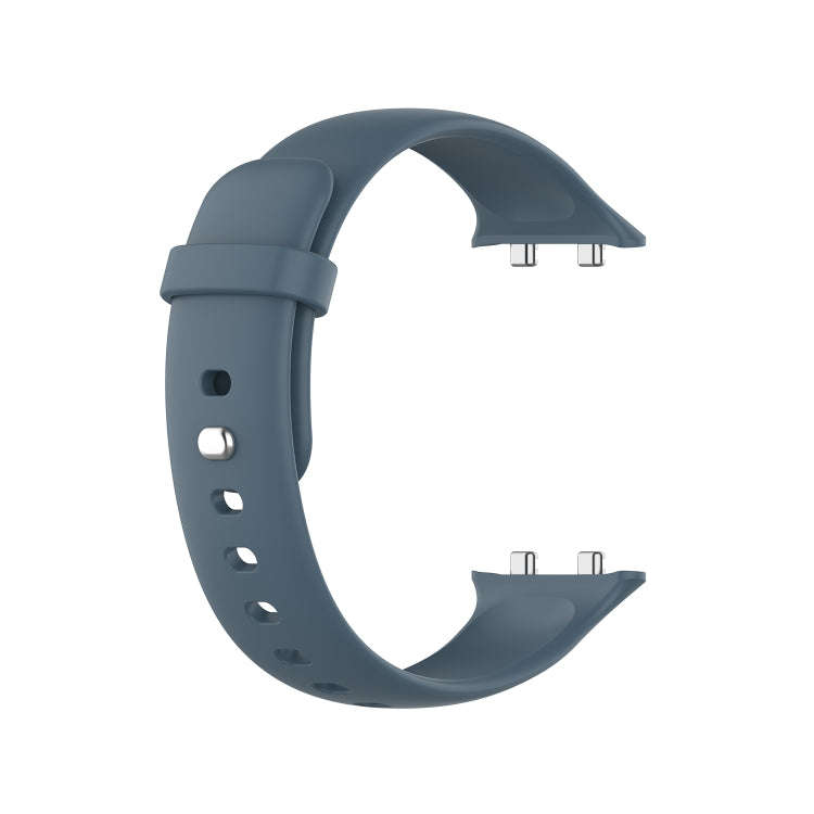 For OPPO Watch 46mm Silicone Watch Band(Rock Cyan)