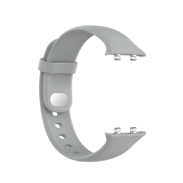 For OPPO Watch 46mm Silicone Watch Band(Gray)