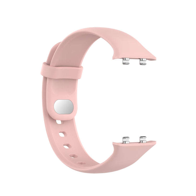 For OPPO Watch 46mm Silicone Watch Band(Pink Sand)