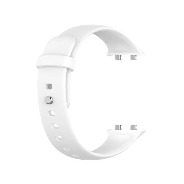 For OPPO Watch 46mm Silicone Watch Band(White)