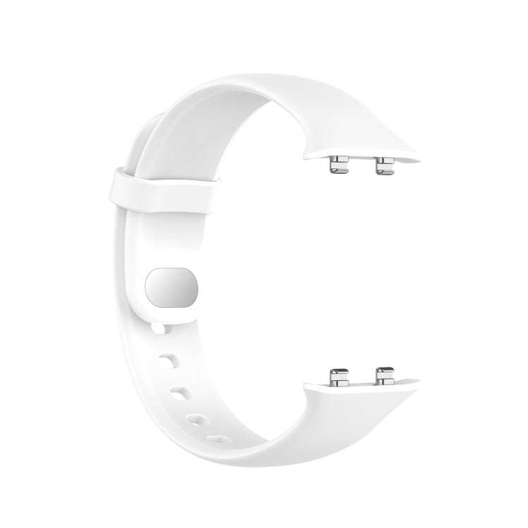 For OPPO Watch 46mm Silicone Watch Band(White)