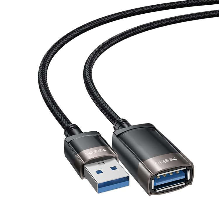 Yesido GS26 480Mbps High Speed USB2.0 Extension Cable, Length: 1.5m(Black)