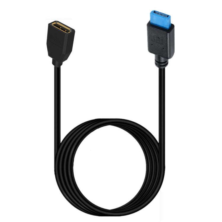 DisplayPort 8K DP1.4 Male to Female Connection Cable for Device Testing, Length:1m