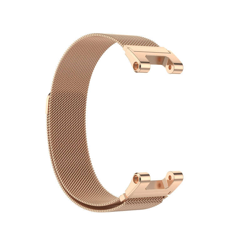 For Huami Amazfit Ares A1908 Milan Watch Band with Screwdriver(Rose Gold)