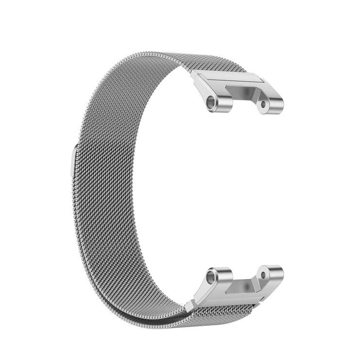 For Huami Amazfit T-Rex A1918 Milan Watch Band with Screwdriver(Silver)