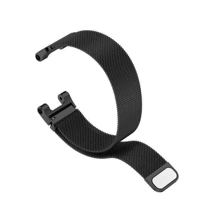 For Huami Amazfit T-Rex A1918 Milan Watch Band with Screwdriver(Black)