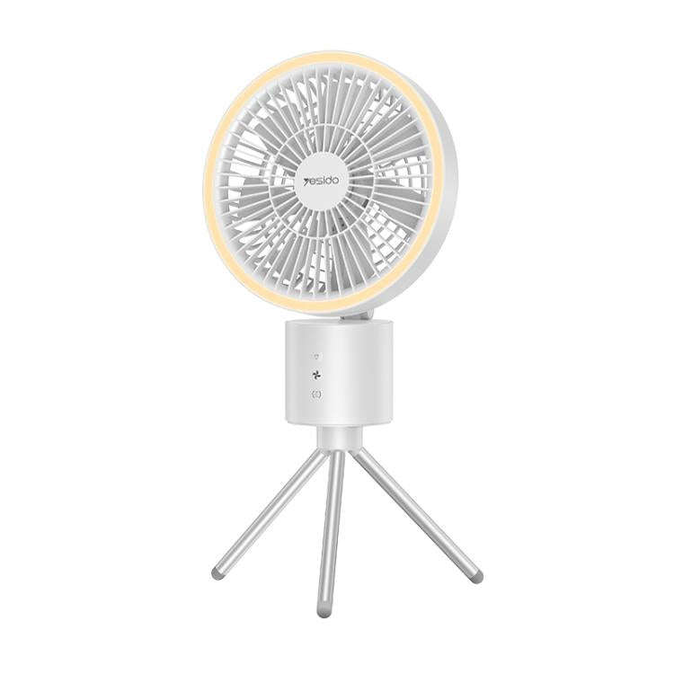 Yesido YF13 10W Type-C Multifunctional LED Fan with Tripod(White)