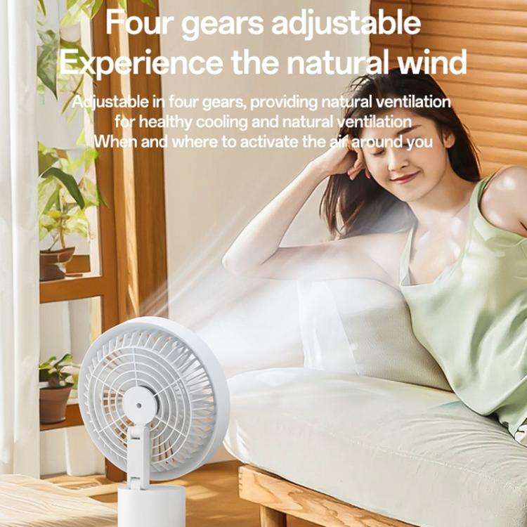 Yesido YF13 10W Type-C Multifunctional LED Fan with Tripod(White)