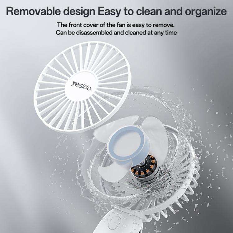 Yesido YF15 Brushless 3-speed Handheld Fan(White)