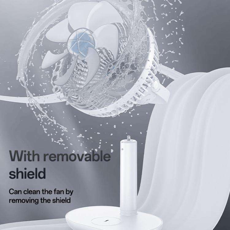 Yesido YF16 Desktop Brushless Fan with Wireless Charger(White)