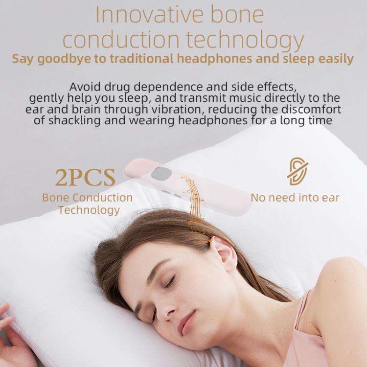 BLD07 Bone Conduction Bluetooth 5.4  Sleep Speaker(Black)