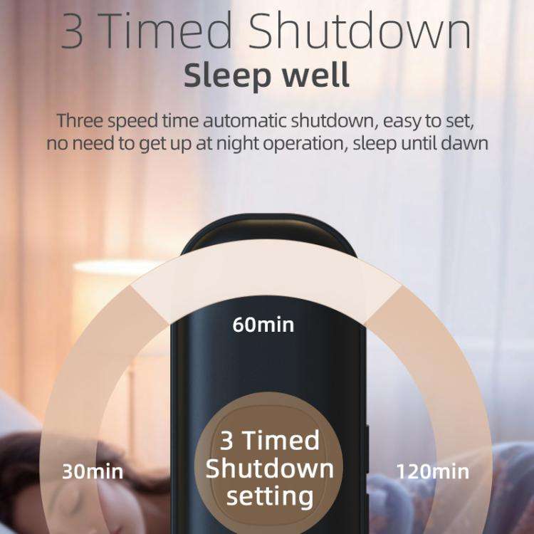 BLD07 Bone Conduction Bluetooth 5.4  Sleep Speaker(Black)
