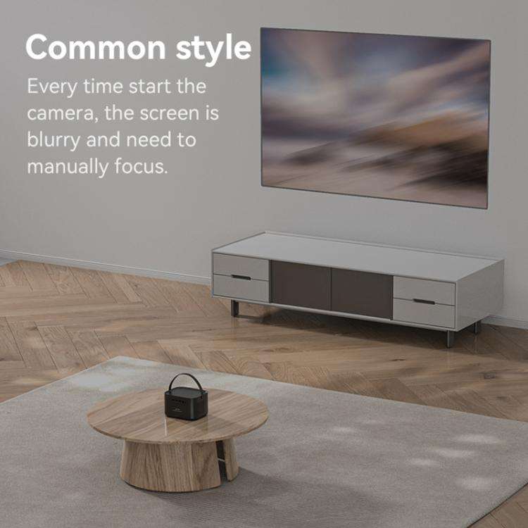 Yesido TV13 1280x720P 190ANSI Android 9.0 Series Smart Projector, Plug:UK Plug(Beige)