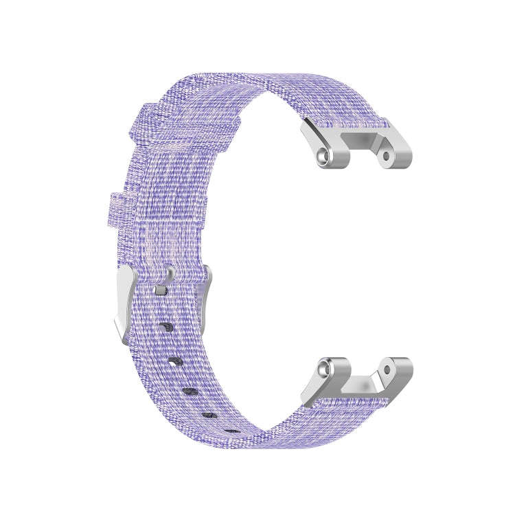 For Huami Amazfit Ares A1908 Nylon Canvas Replacement Strap with Screwdriver(Purple)