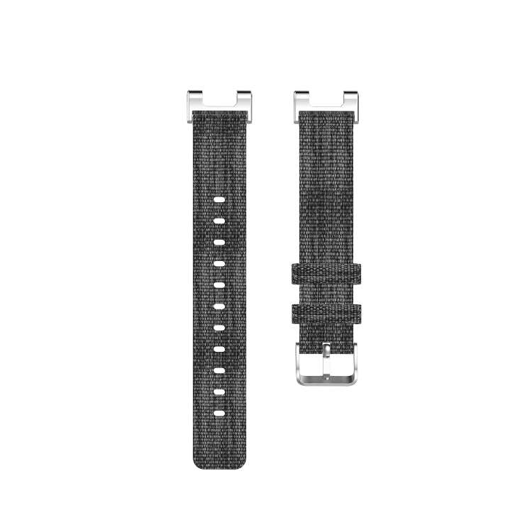 For Huami Amazfit Ares A1908 Nylon Canvas Replacement Strap with Screwdriver(Gray)