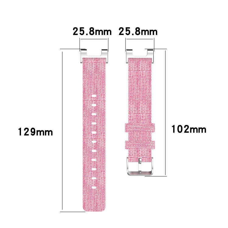 For Huami Amazfit T-Rex  A1918 Nylon Canvas Replacement Strap with Screwdriver(Light Blue)
