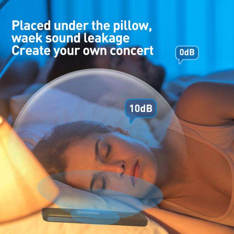 SLEEP BOX Bone Conduction Bluetooth 5.3 Sleep Speaker(White)