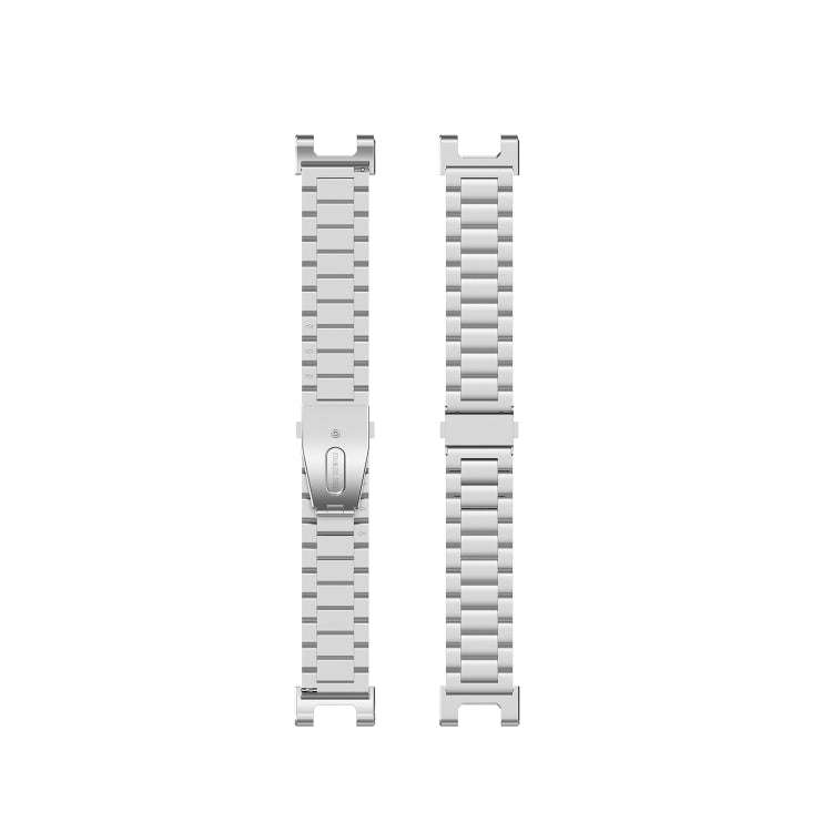 For Huami Amazfit Ares A1908 3-Beads Stainless Steel Watch Band with Screwdriver(Silver)