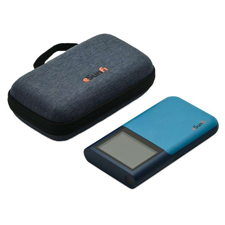 eSunFi 2.4 inch 5G ESIM WiFi Hotspot, Qualcomm Snapdragon X62 iC, Version:EAU Version(Blue)