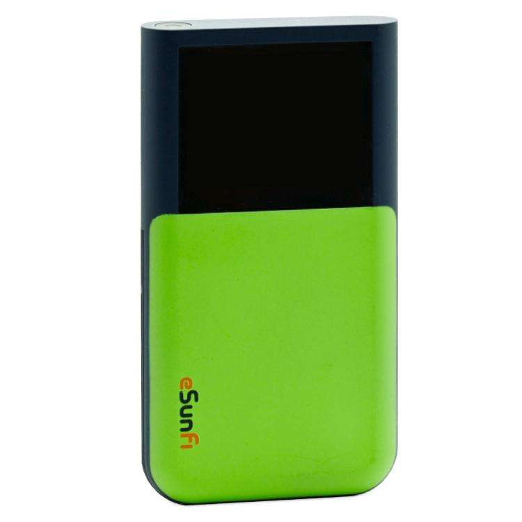 eSunFi 2.4 inch 5G ESIM WiFi Hotspot, Qualcomm Snapdragon X62 iC, Version:EAU Version(Green)