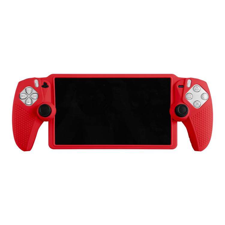 For Sony PlayStation Portal Handheld Game Console Silicone Protective Cover(Red)