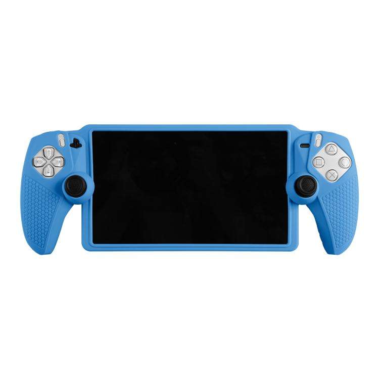For Sony PlayStation Portal Handheld Game Console Silicone Protective Cover(Blue)