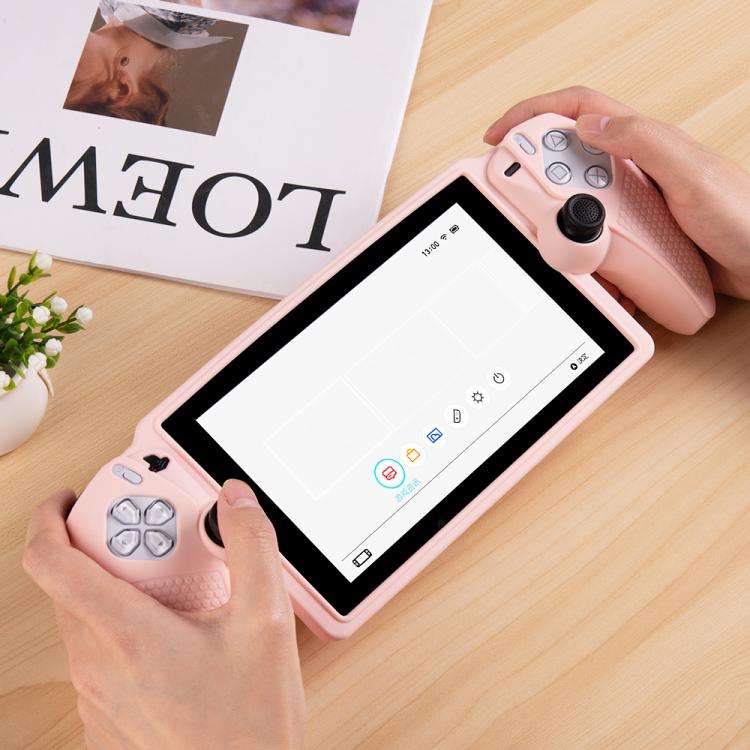 For Sony PlayStation Portal Handheld Game Console Silicone Protective Cover(Pink)