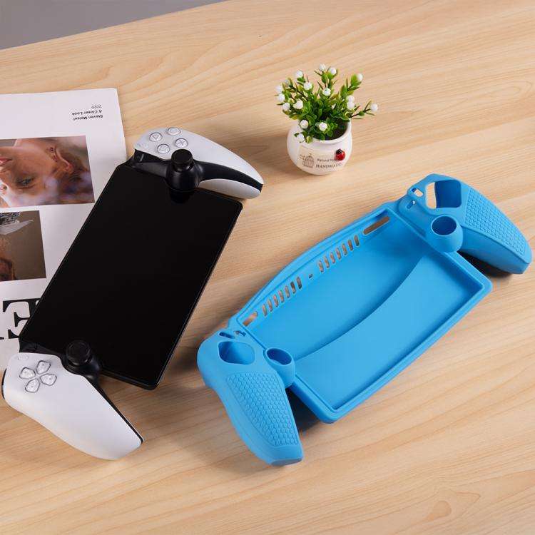 For Sony PlayStation Portal Handheld Game Console Silicone Protective Cover(White)