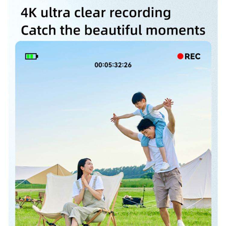 DC15 2.4 inch 18X Digital Zoom Camera 4K HD Video 64MP Shooting(White)