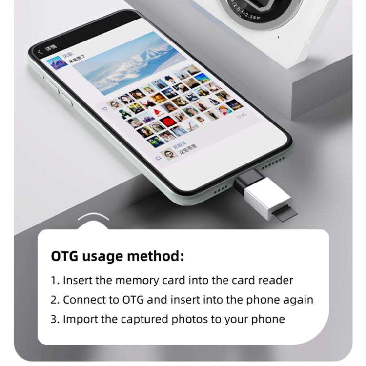 DC15 2.4 inch 18X Digital Zoom Camera 4K HD Video 64MP Shooting(White)