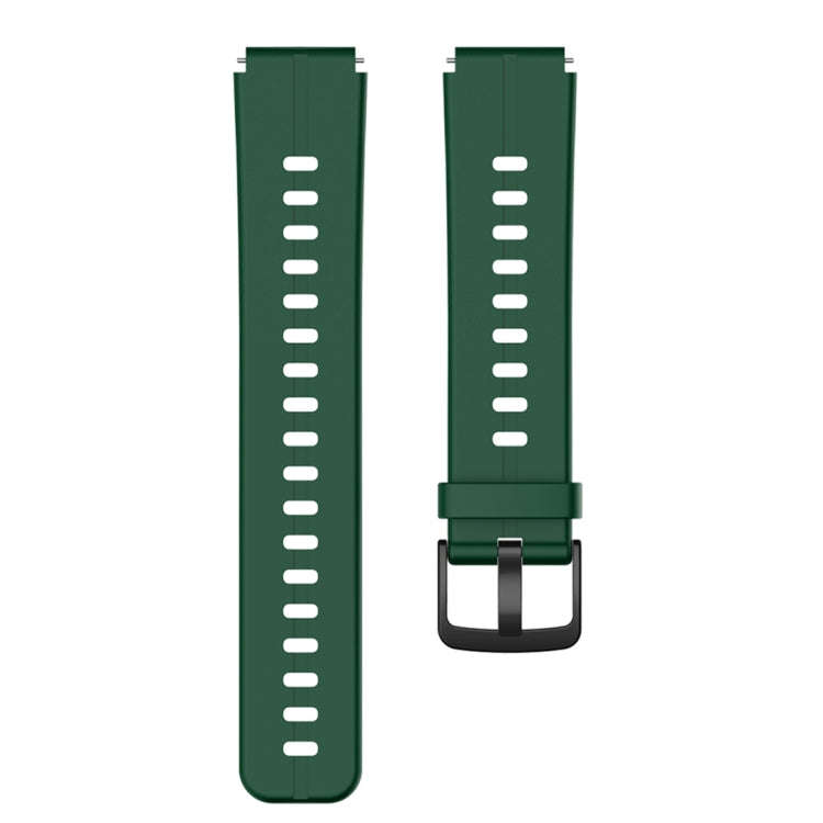 For Huawei TalkBand B6 Silicone Watch Band(Army Green)