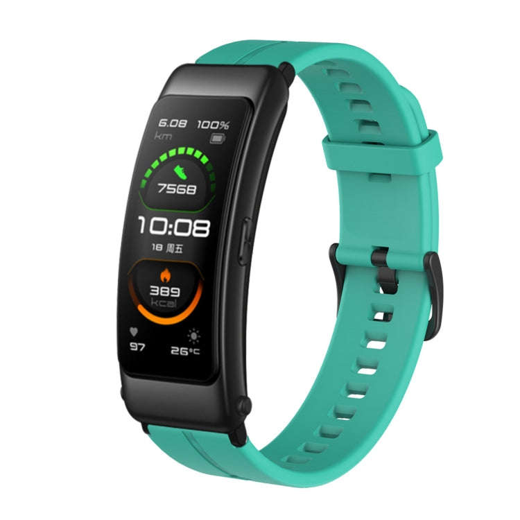 For Huawei TalkBand B6 Silicone Watch Band(Mint Green)