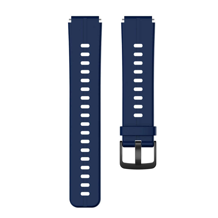 For Huawei TalkBand B6 Silicone Watch Band(Dark Blue)