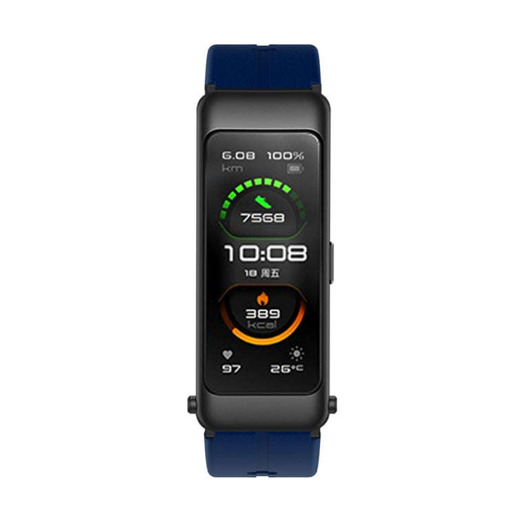 For Huawei TalkBand B6 Silicone Watch Band(Dark Blue)