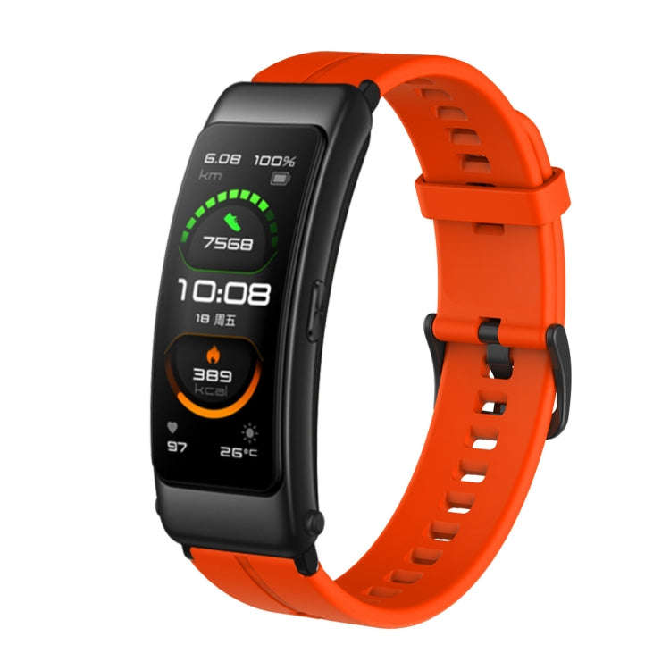 For Huawei TalkBand B6 Silicone Watch Band(Orange)
