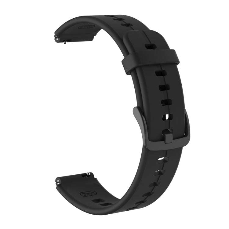 For Huawei TalkBand B6 Silicone Watch Band(Black)