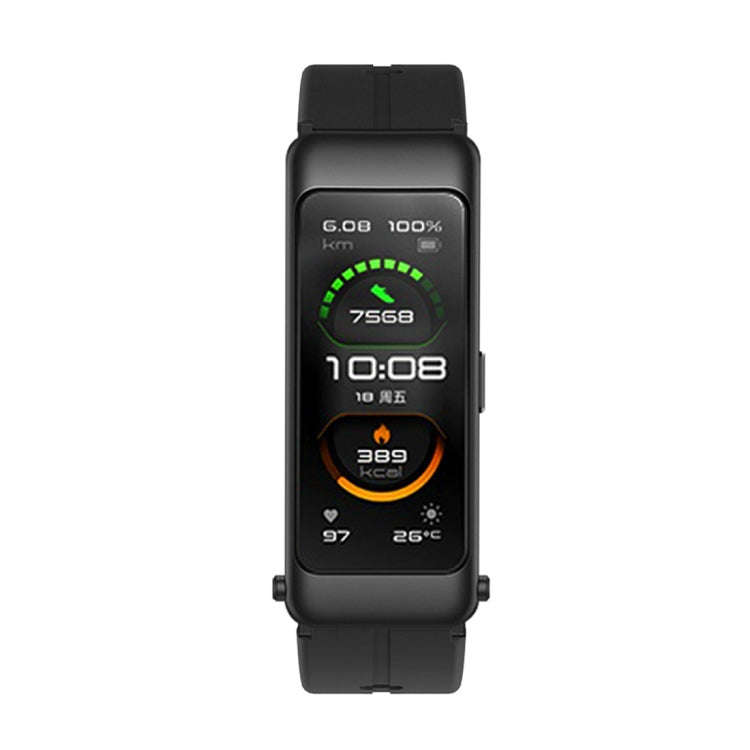 For Huawei TalkBand B6 Silicone Watch Band(Black)