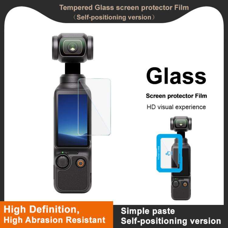 For DJI Osmo Pocket 3 imak Tempered Glass Film, Self-positioning Version