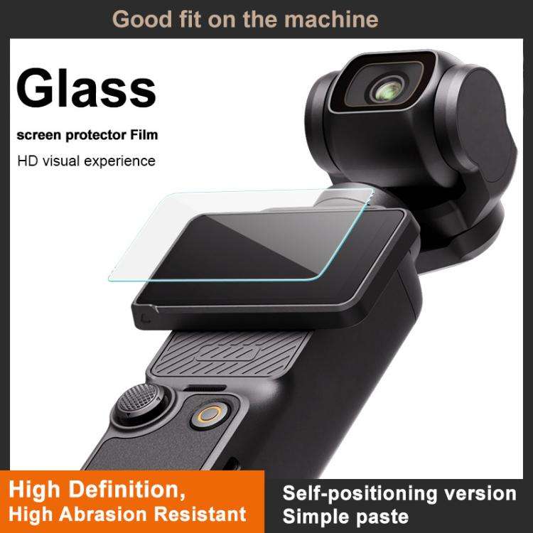For DJI Osmo Pocket 3 imak Tempered Glass Film, Self-positioning Version